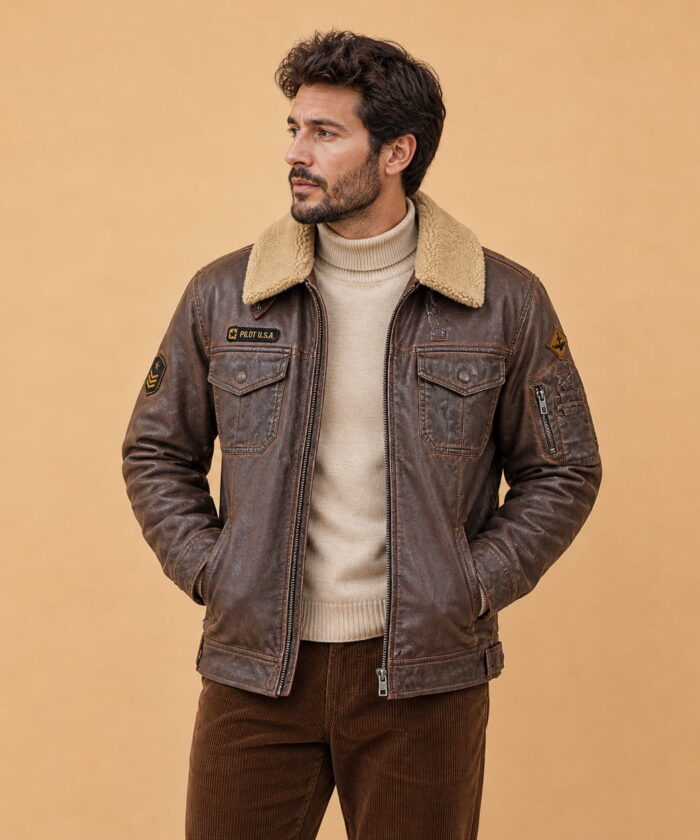 Casaca Aviador Heritage – Cuello Chiporro