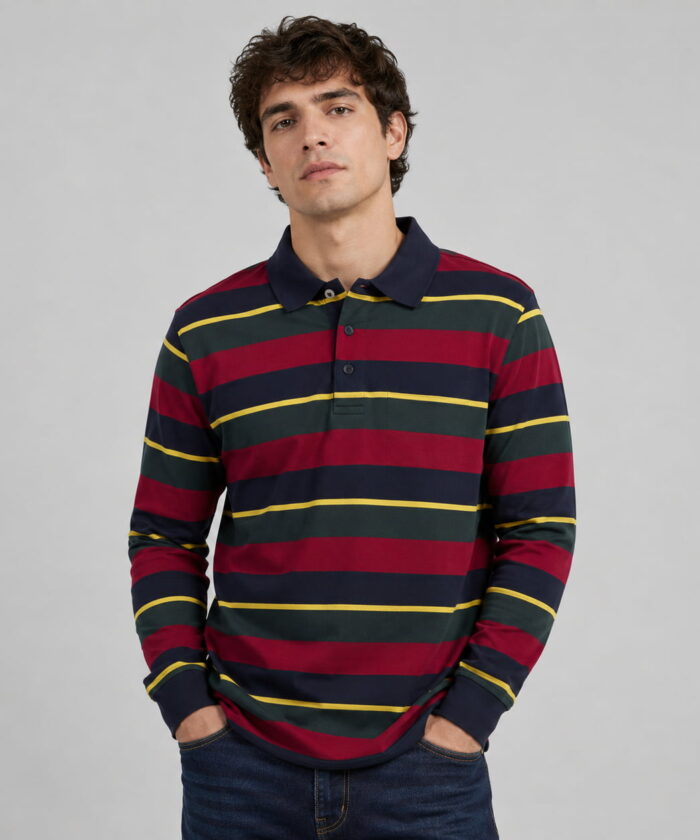 Polera manga larga jersey