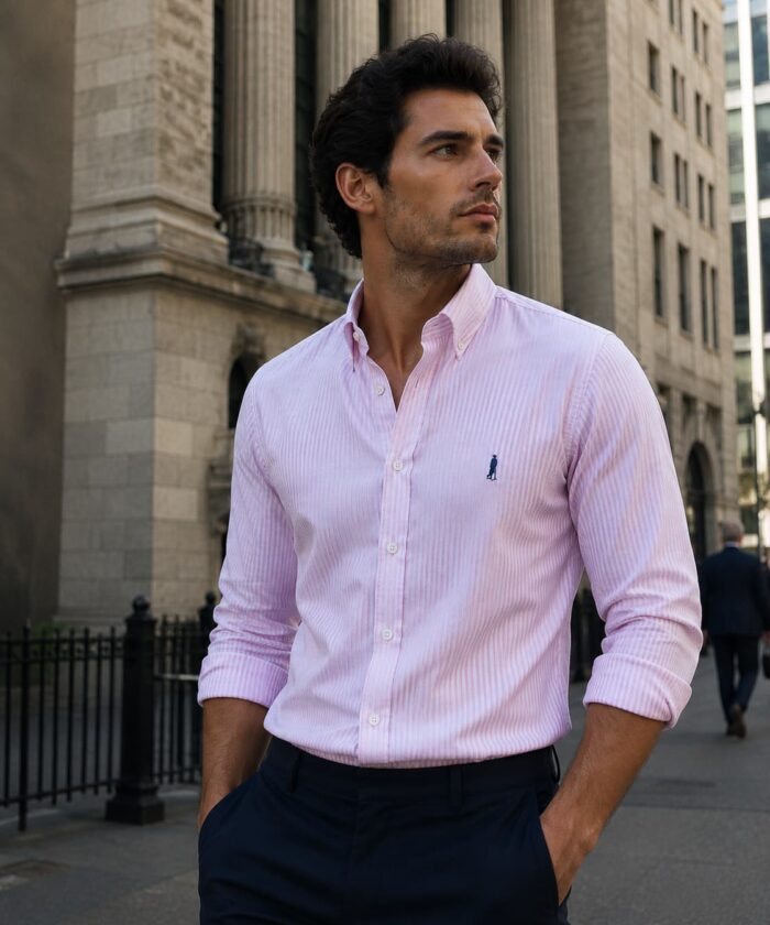 Alternative view of Camisa Westminster Pink