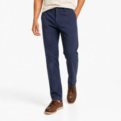 Pantalón print calce perfecto azul