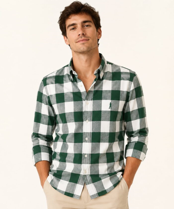 Camisa Cambridge Green