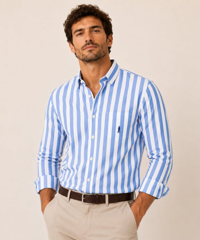 Camisa Dover Sky Stripe
