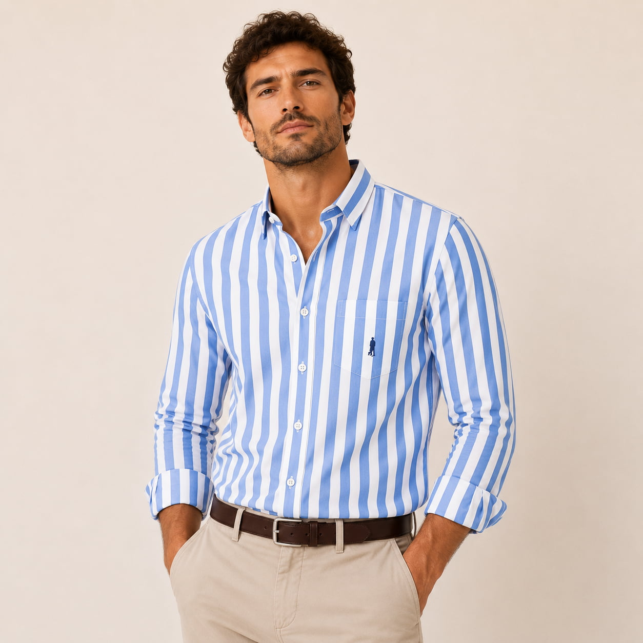 Camisa Dover Sky Stripe