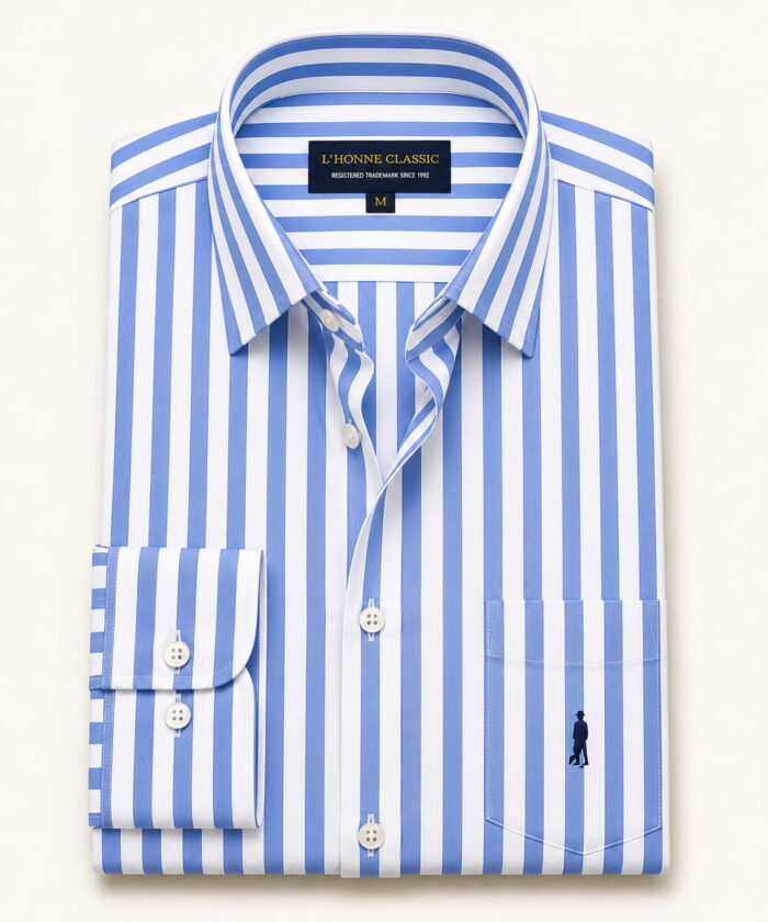 Alternative view of Camisa Dover Sky Stripe