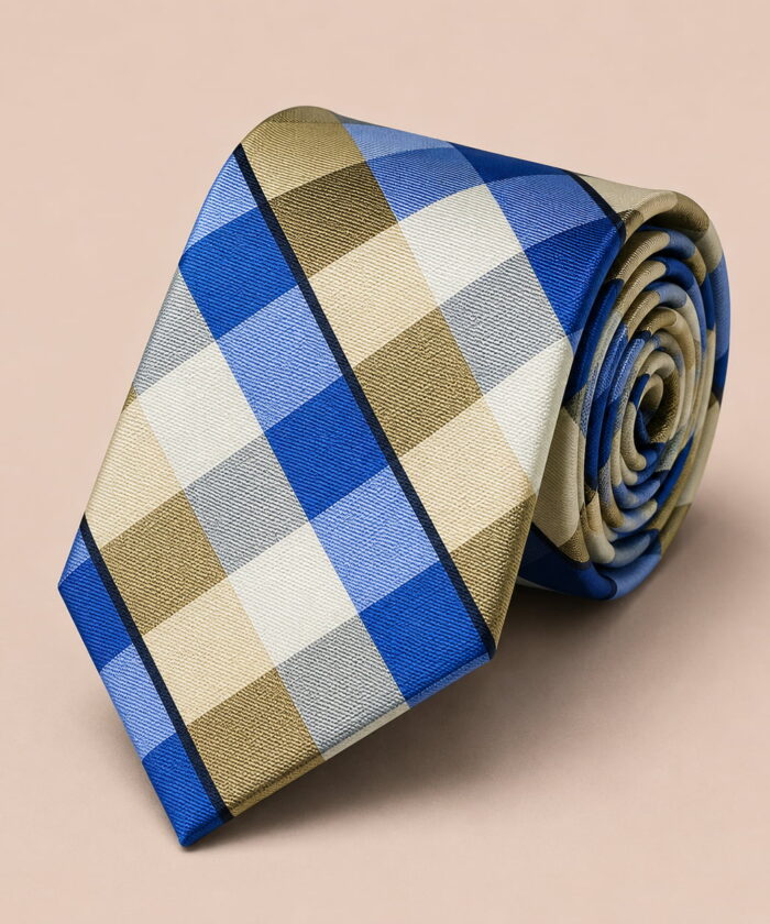 Corbata Chelsea Blue Check