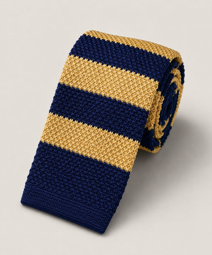 Corbata Tejida Cambridge Navy