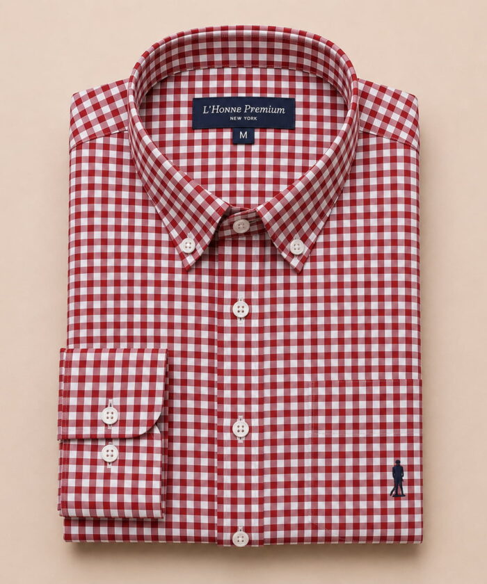 Alternative view of Camisa Windsor Red