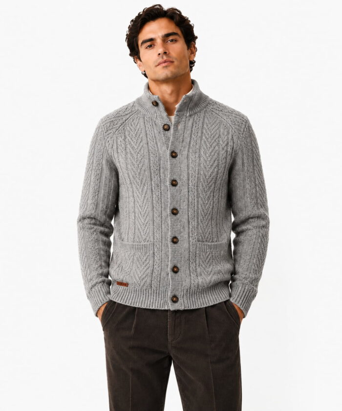 Cardigan Aberdeen Gris