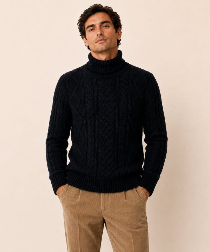 Sweater Beatle Durham Azul Marino