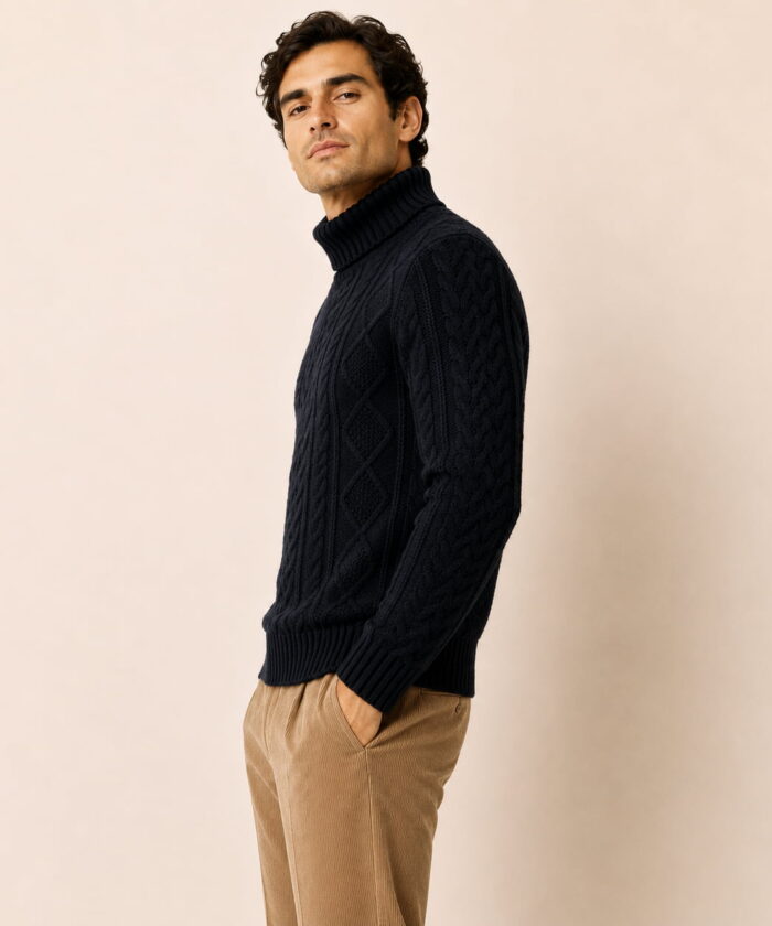 Alternative view of Sweater Beatle Durham Azul Marino
