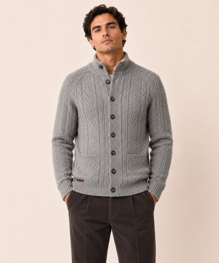 Cardigan Aberdeen Gris