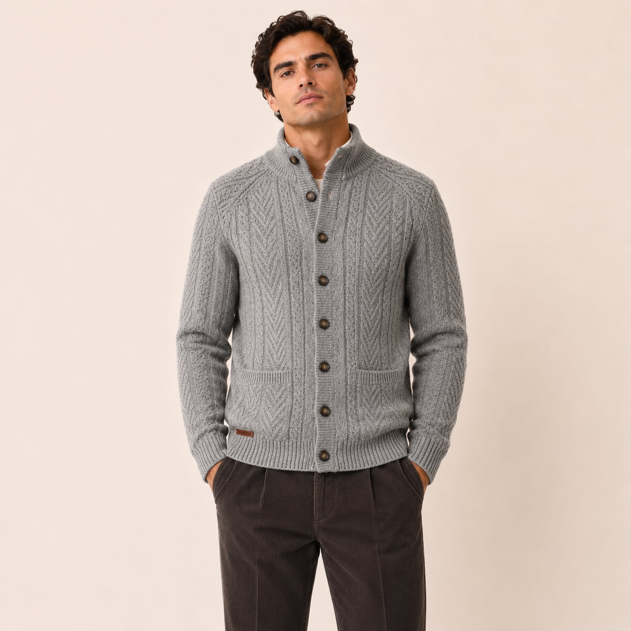 Cardigan Aberdeen Gris